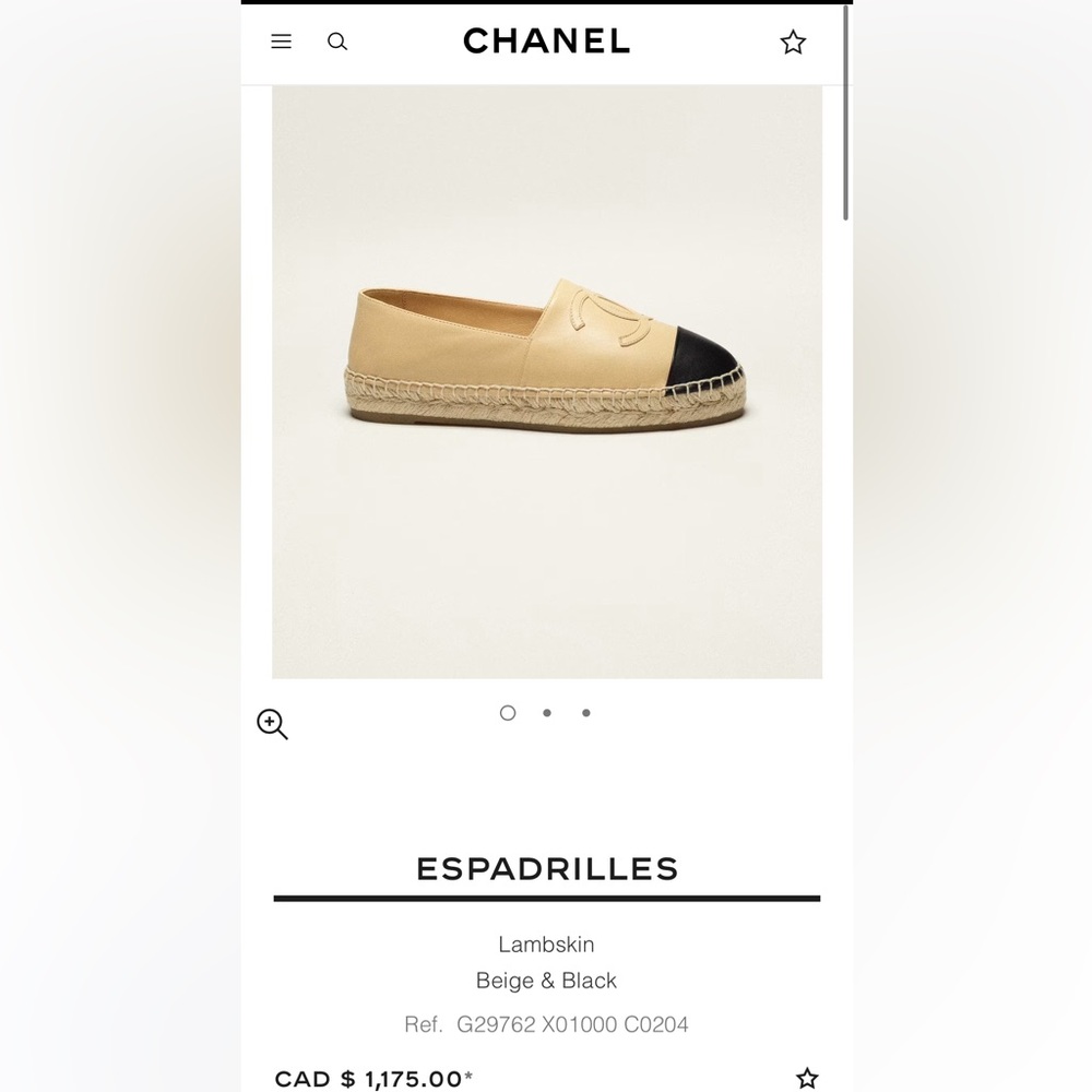 Chanel Espadrille Sandals